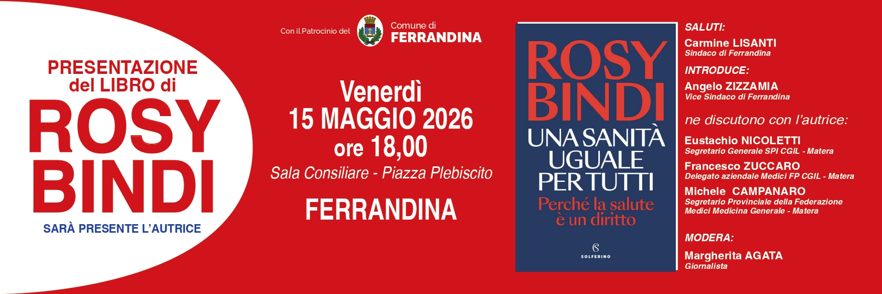 Rosy bindi a Ferrandina