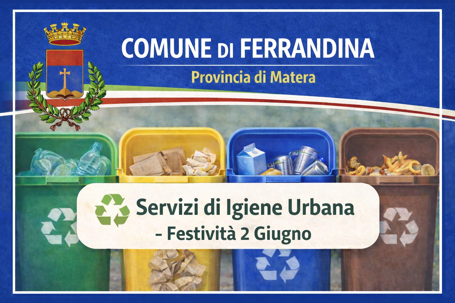 Servizi igiene urbana 2 giugno